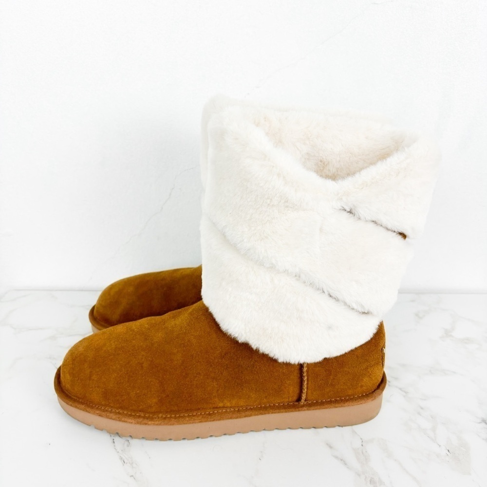 Koolaburra by UGG Dezi Short Mid Calf Boot Sz 10 - Picture 6 of 13